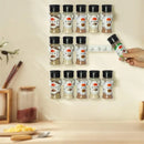 Soporte de pared para frascos de especias – Organizador de cocina que ahorra espacio