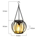 Farol solar colgante de exterior LED resistente al agua