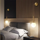 Lámpara de pared LED minimalista – Elegante lámpara de mesita de noche de cristal