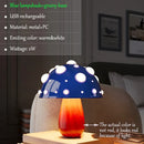 Lámpara de mesa LED con forma de seta, recargable por USB