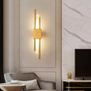 Lámpara de pared LED nórdica con enchufe USB para decoración de dormitorio