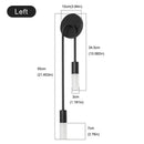 Lámpara de pared LED nórdica moderna – Aplique minimalista dorado y negro