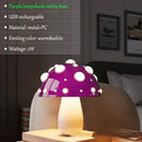 Lámpara de mesa LED con forma de seta, recargable por USB