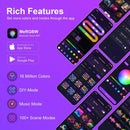 Tiras de luces LED de neón RGB – Decoración de habitación con aplicación de sincronización de música