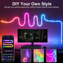 Tiras de luces LED de neón RGB – Decoración de habitación con aplicación de sincronización de música