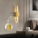 Lámpara de pared LED nórdica con enchufe USB para decoración de dormitorio