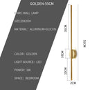 Lámpara de pared LED delgada – Aplique de luz vertical minimalista moderno