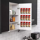 Soporte de pared para frascos de especias – Organizador de cocina que ahorra espacio
