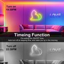 Tiras de luces LED de neón RGB – Decoración de habitación con aplicación de sincronización de música